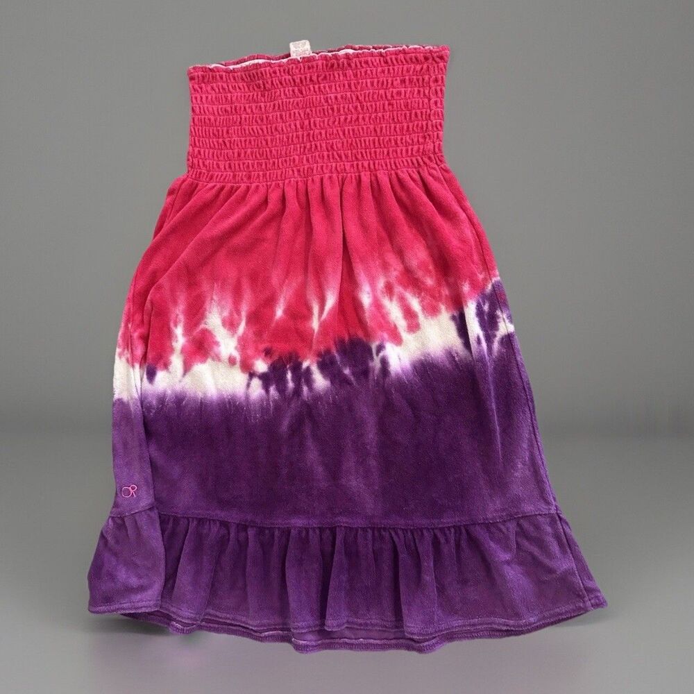 Ocean Pacific Small OP Terrycloth dress Bathing Suit Cover Up Ombre Retro Y2K‎